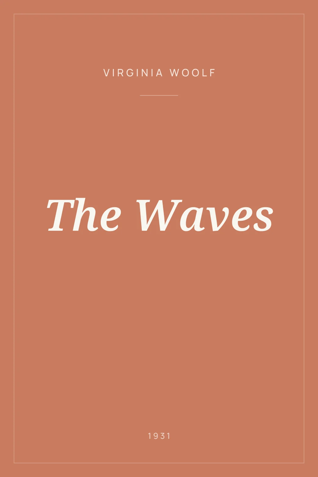 Portada de The Waves