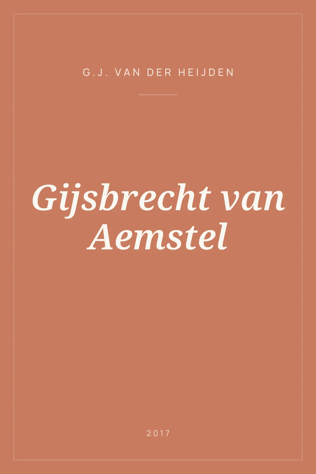 Portada de Gijsbrecht van Aemstel