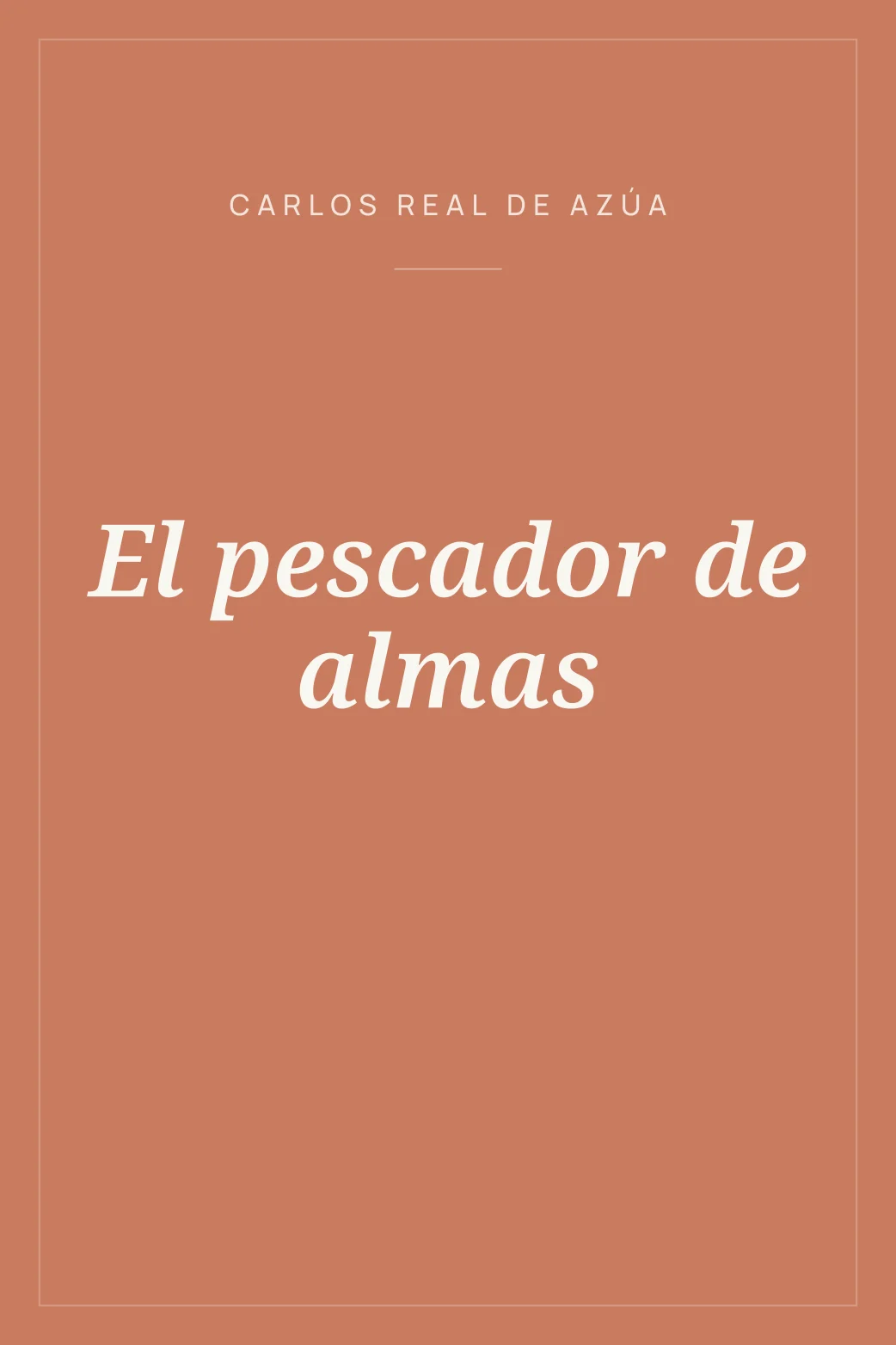 Portada de El pescador de almas