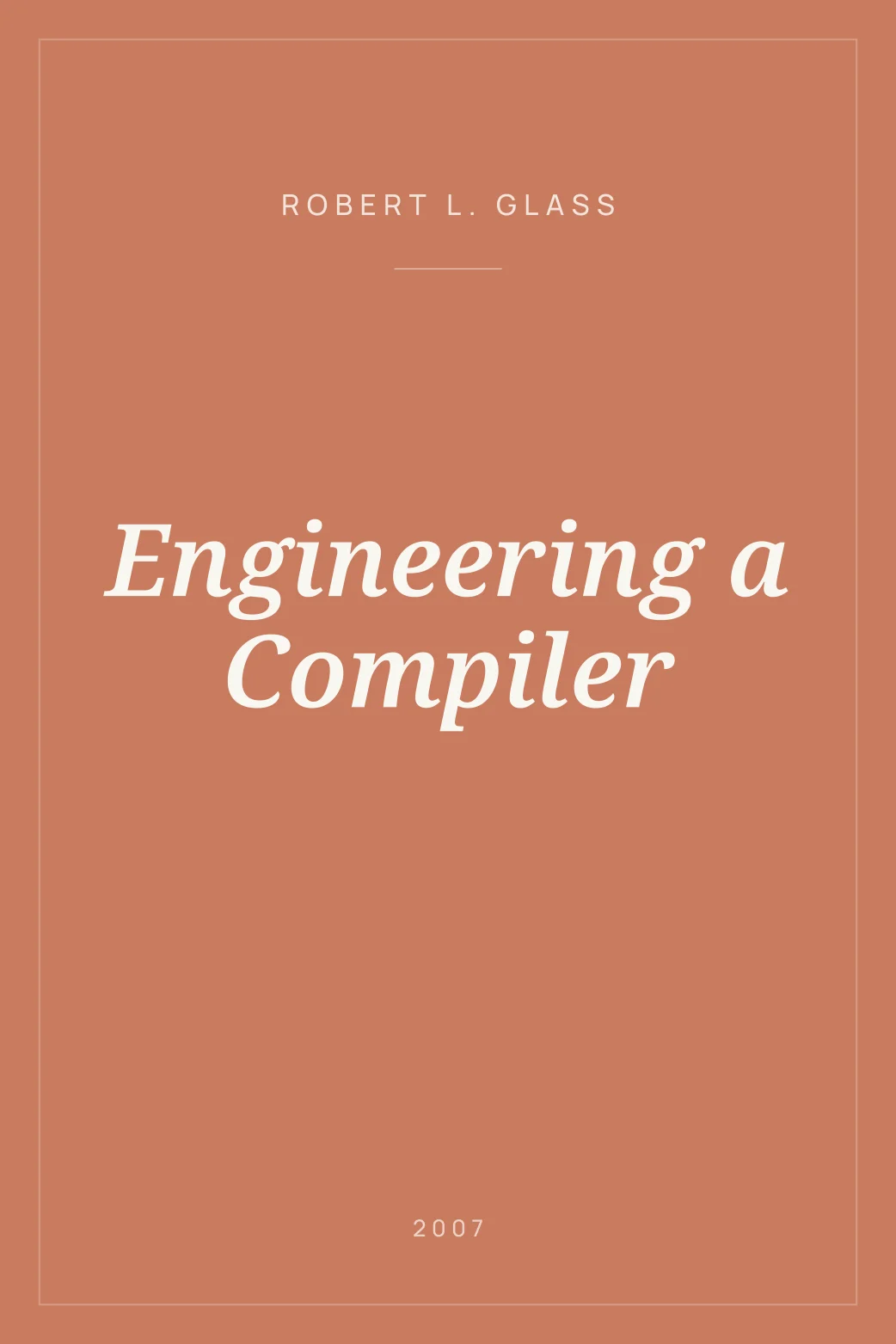Portada de Engineering a Compiler