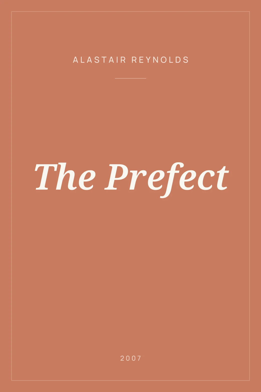 Portada de The Prefect