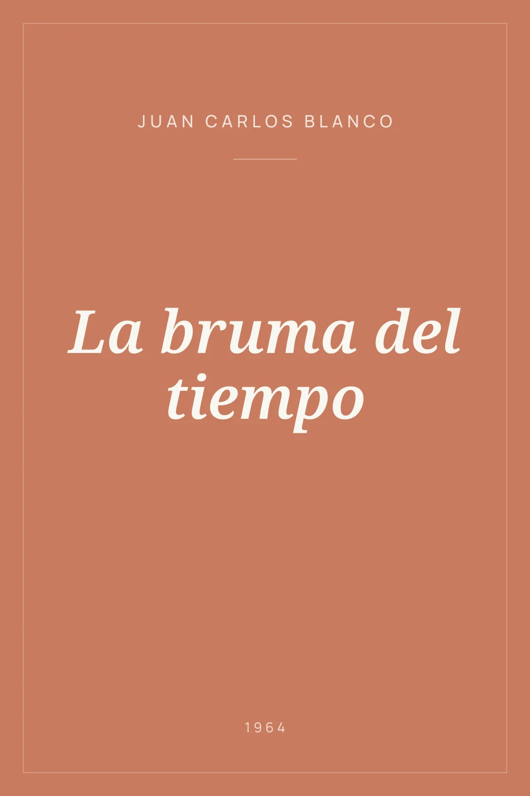 Portada de La bruma del tiempo
