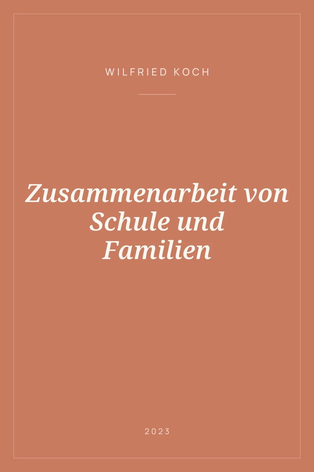 Portada de Zusammenarbeit von Schule und Familien