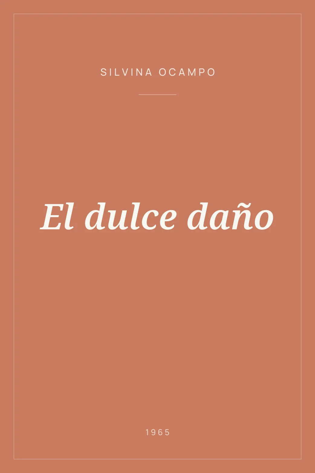 Portada de El dulce daño