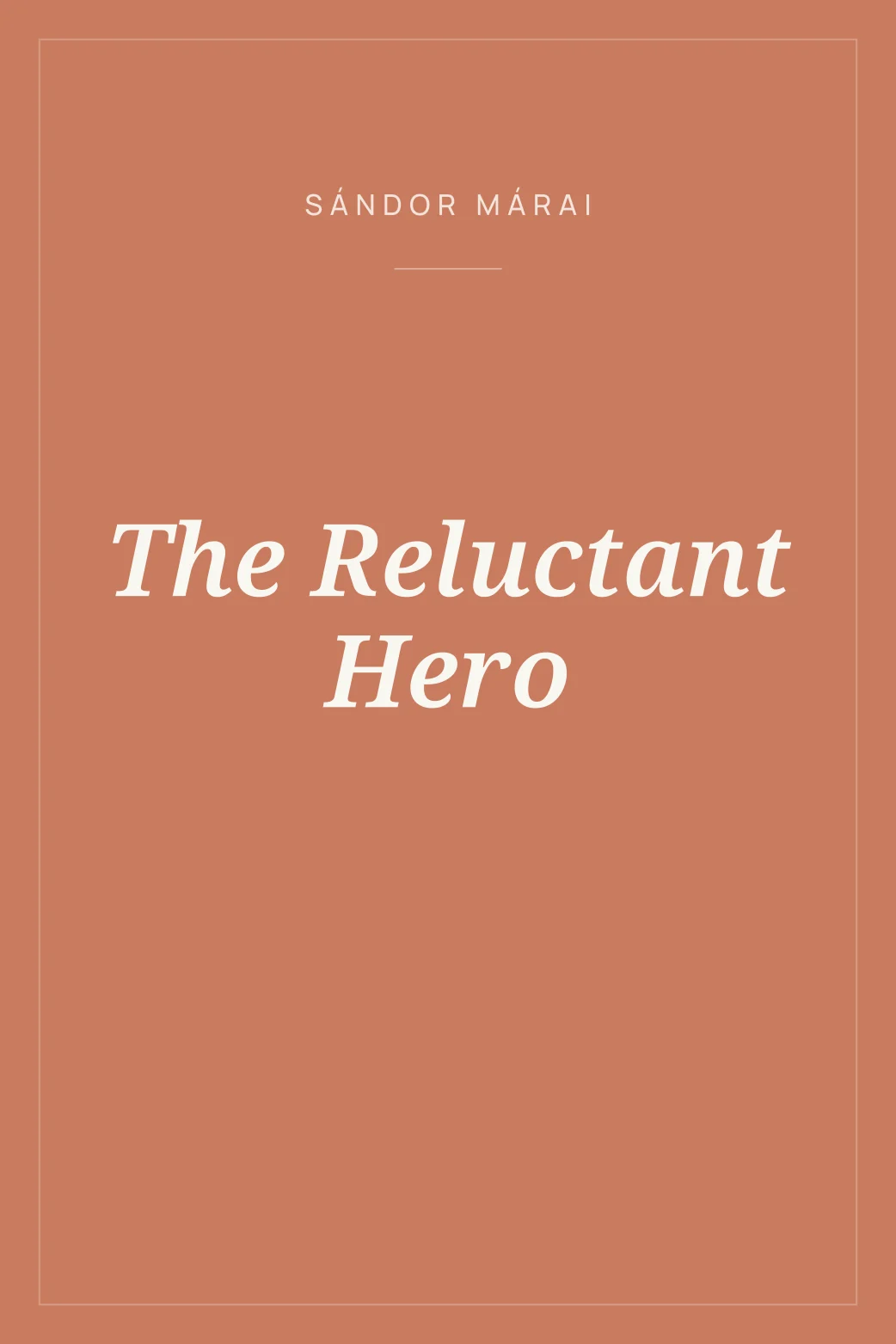 Portada de The Reluctant Hero