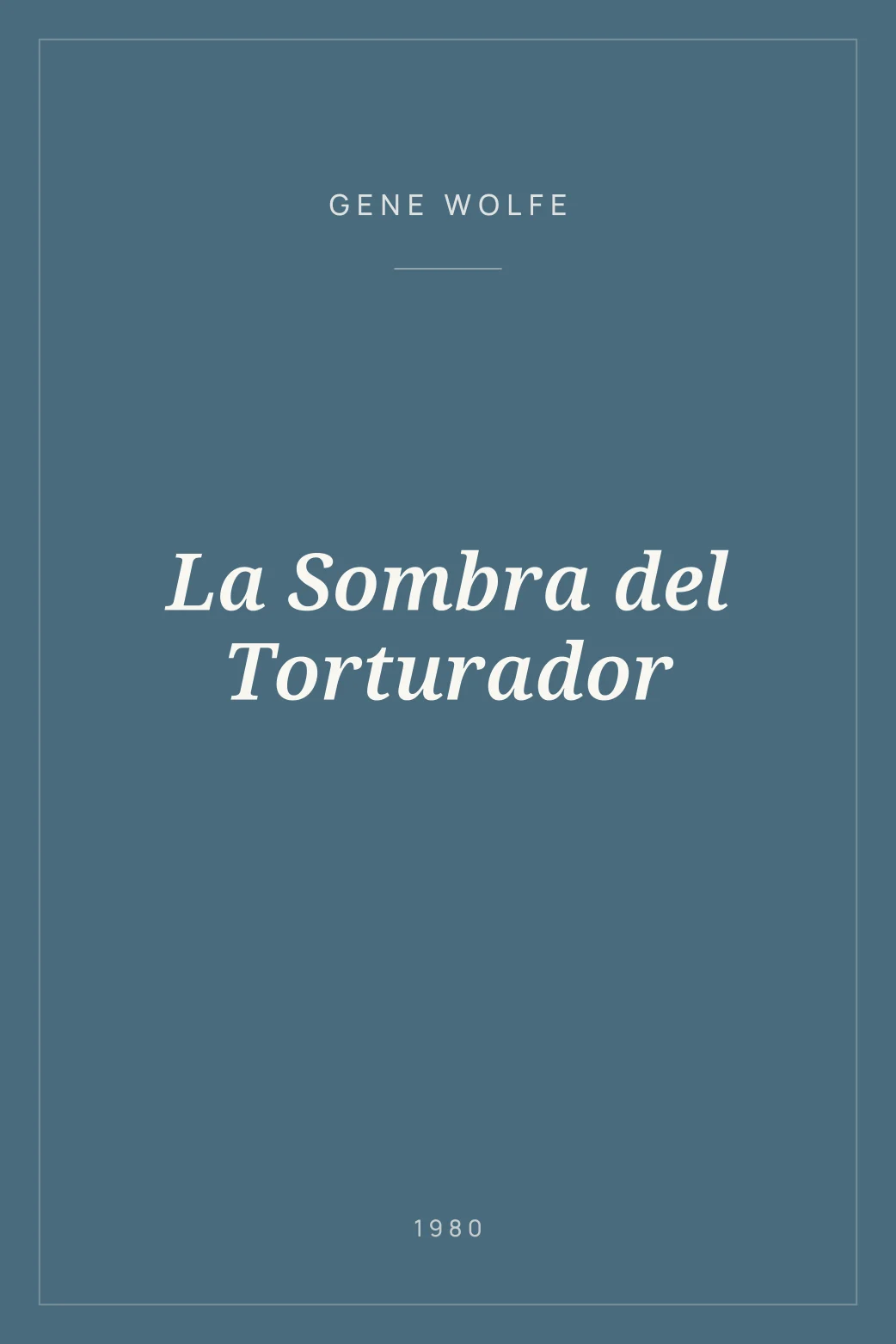 Portada de La Sombra del Torturador