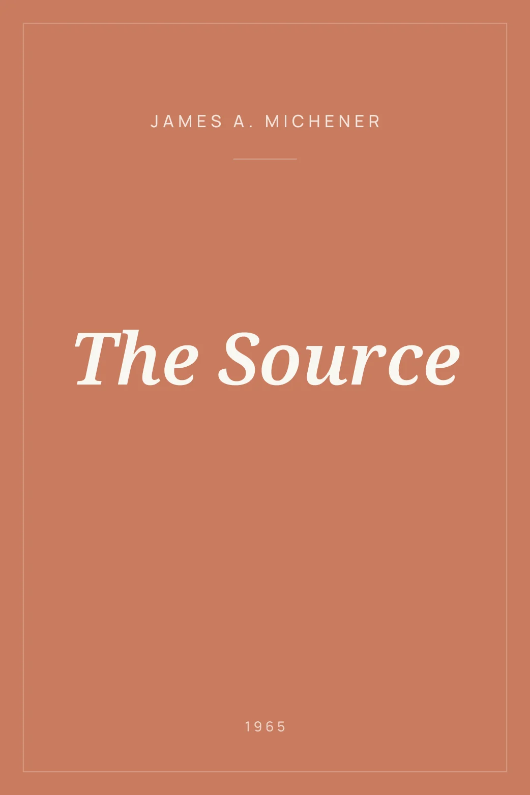 Portada de The Source