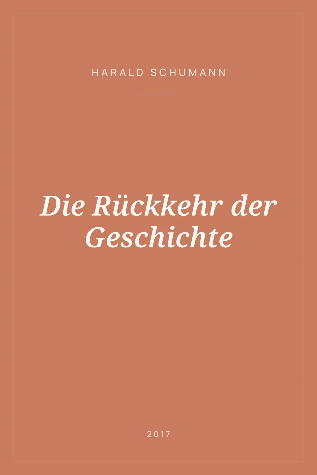 Portada de Die Rückkehr der Geschichte