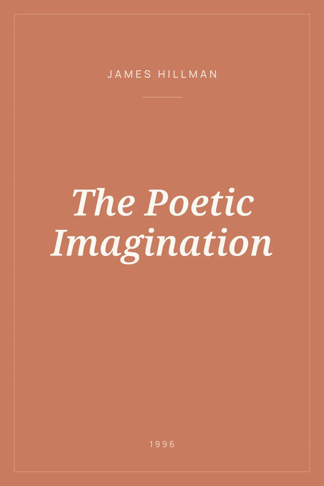 Portada de The Poetic Imagination