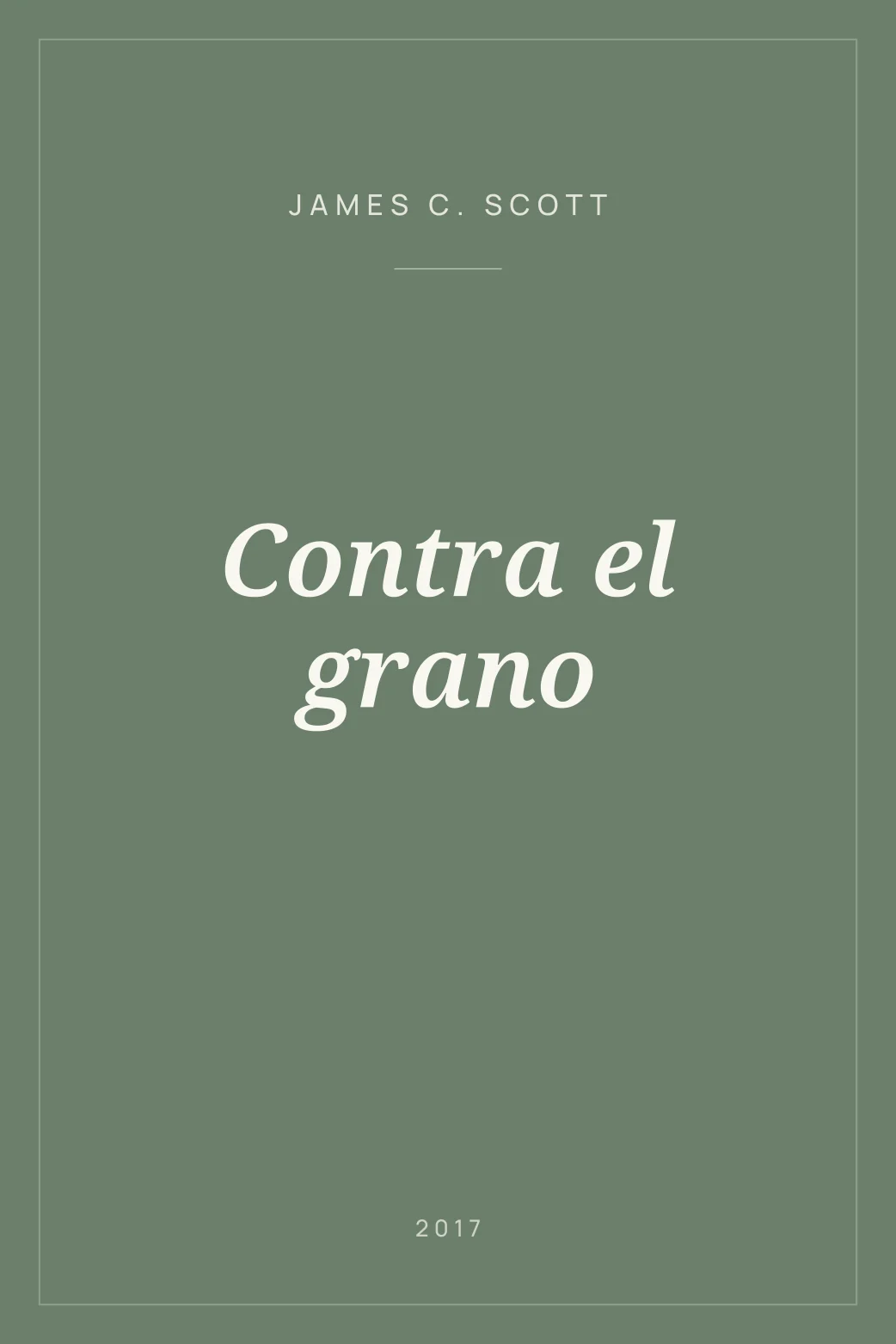 Portada de Contra el grano