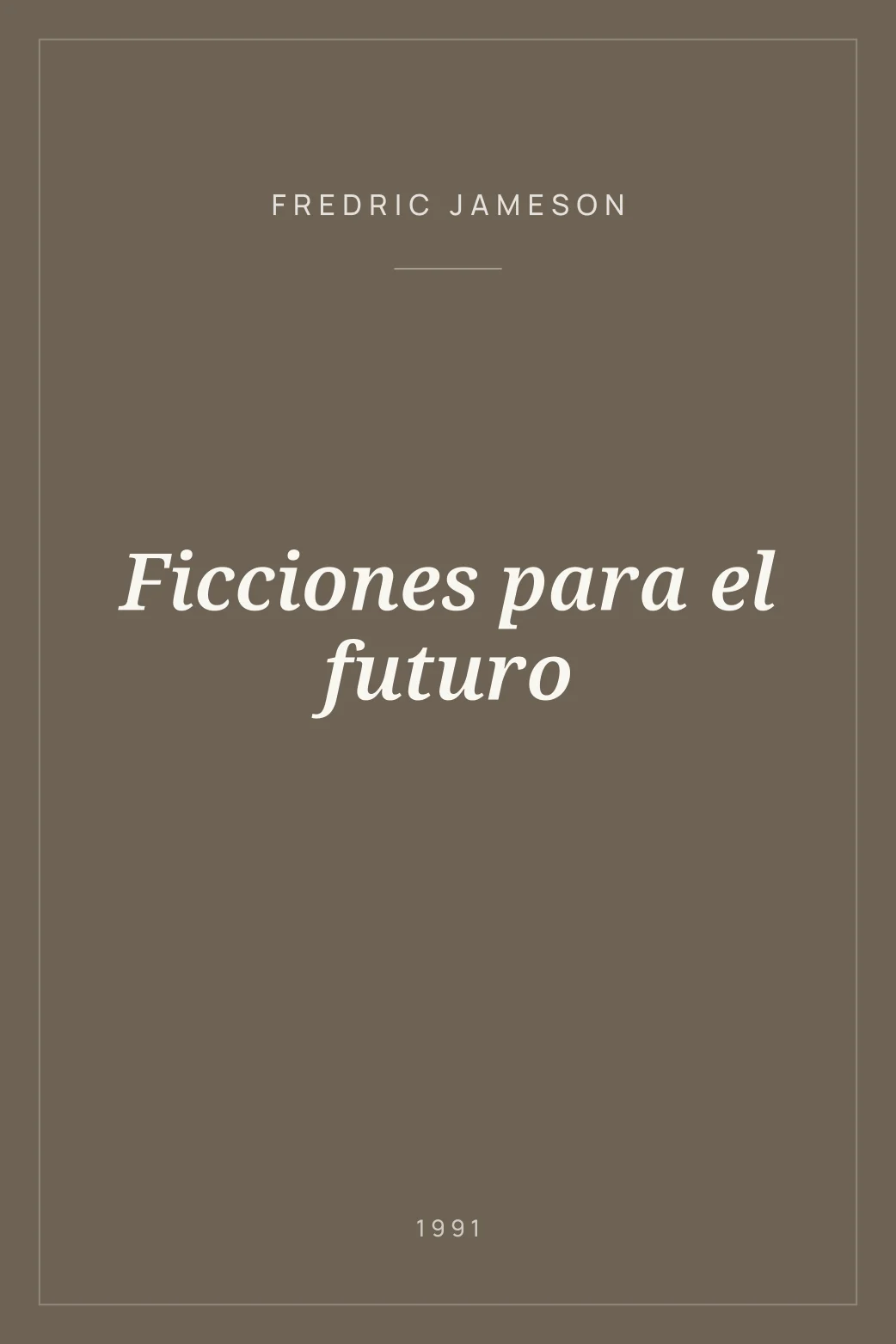 Portada de Ficciones para el futuro