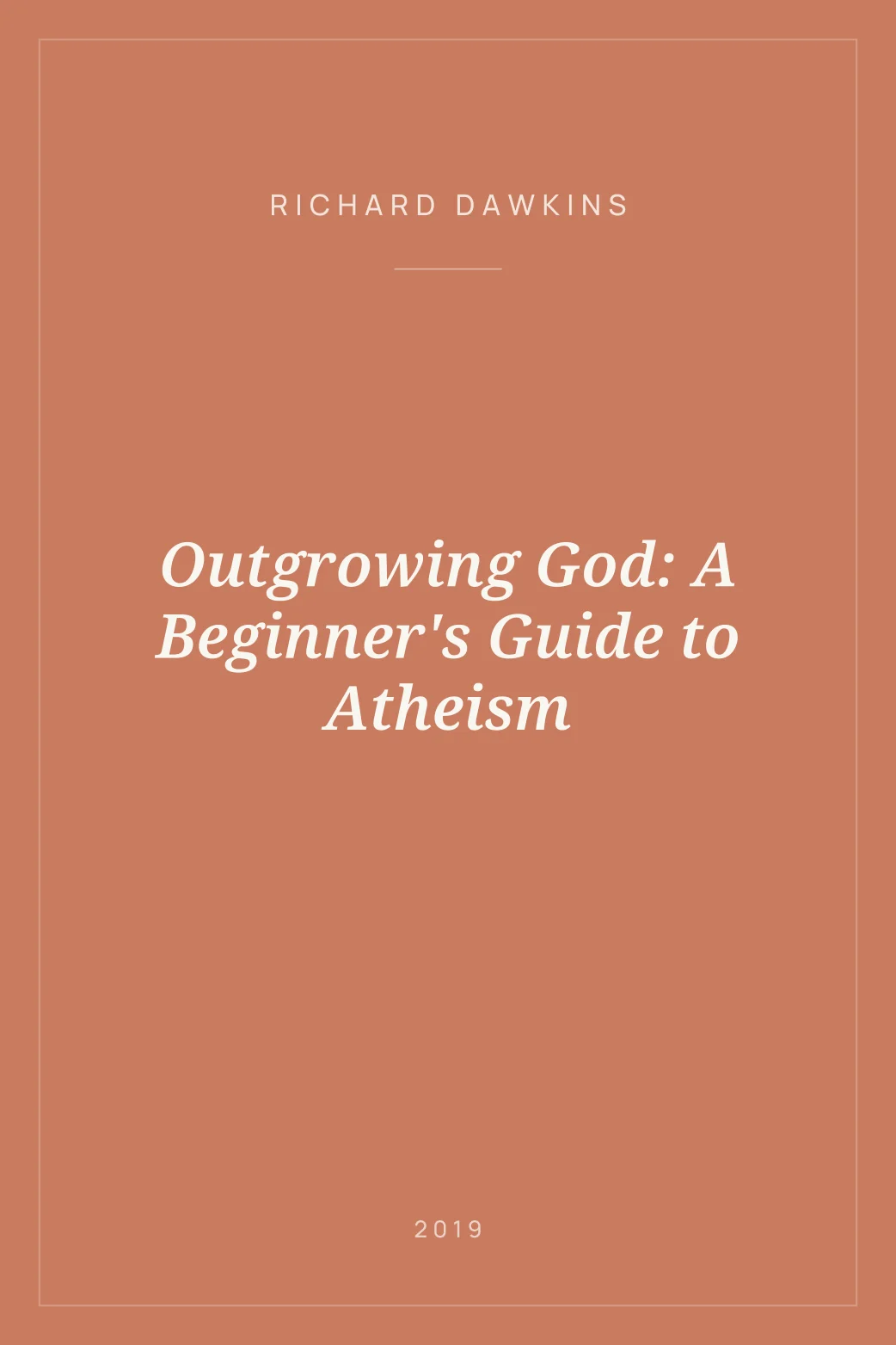 Portada de Outgrowing God: A Beginner's Guide to Atheism