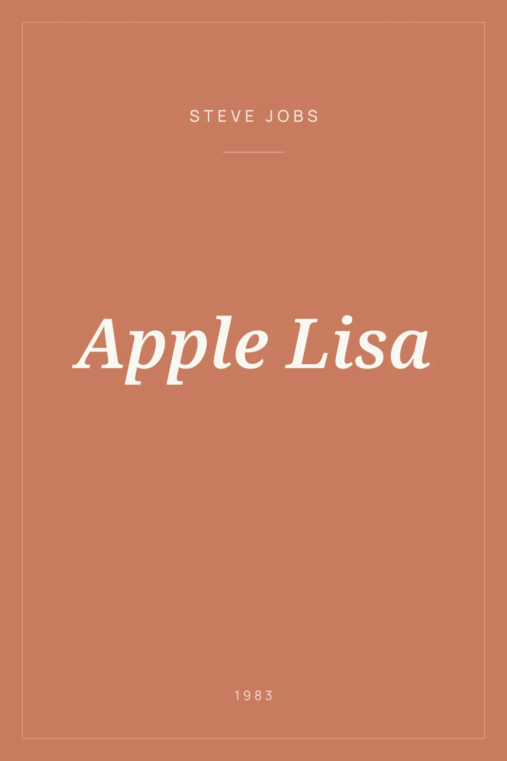 Portada de Apple Lisa