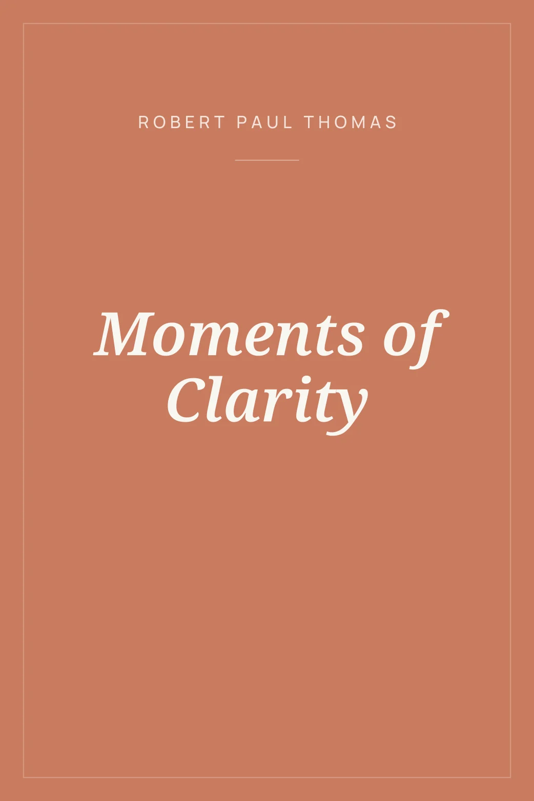 Portada de Moments of Clarity