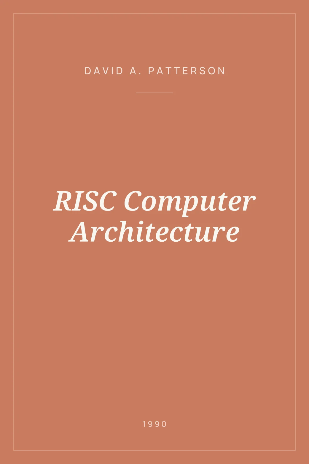Portada de RISC Computer Architecture