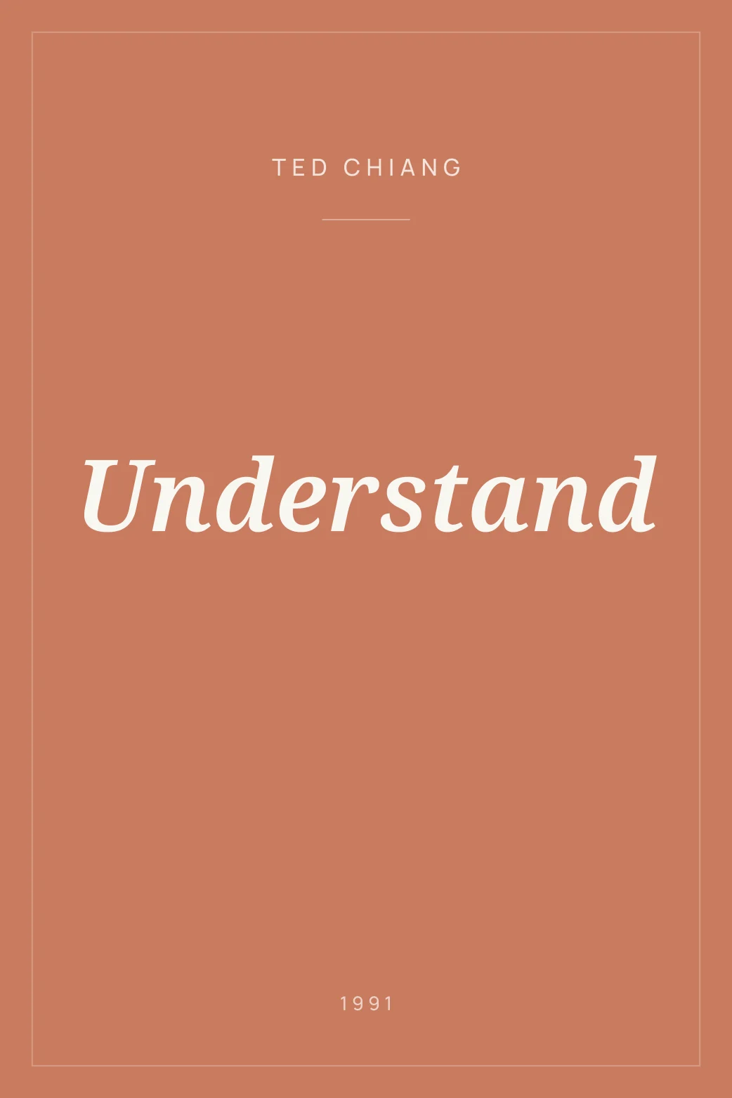 Portada de Understand