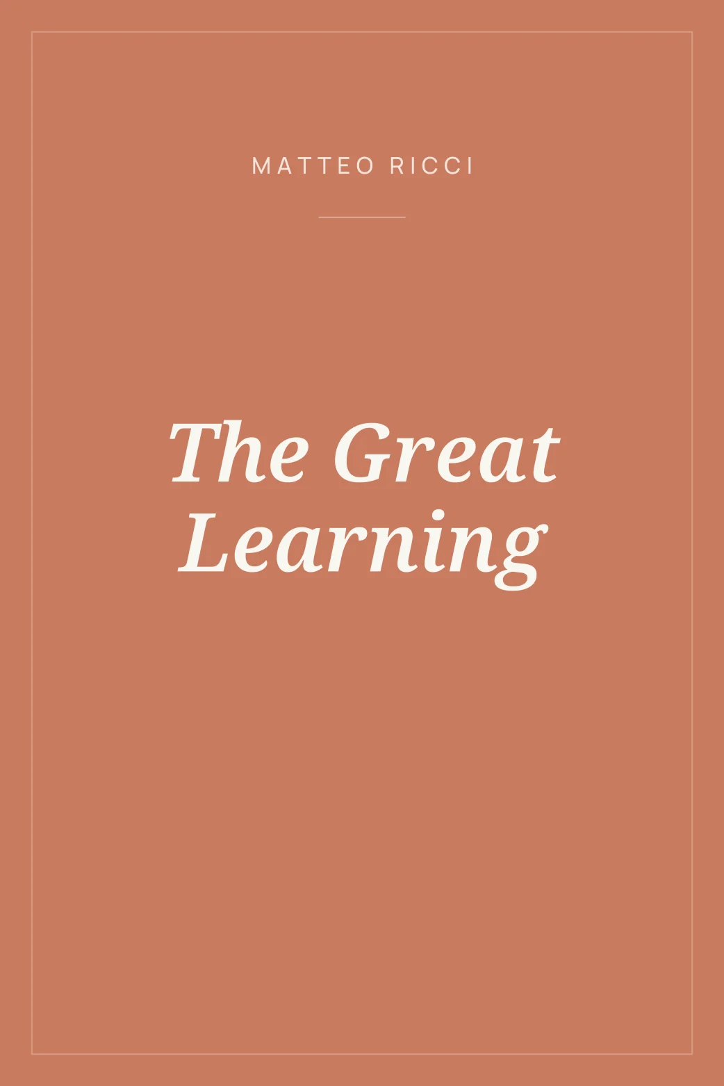 Portada de The Great Learning