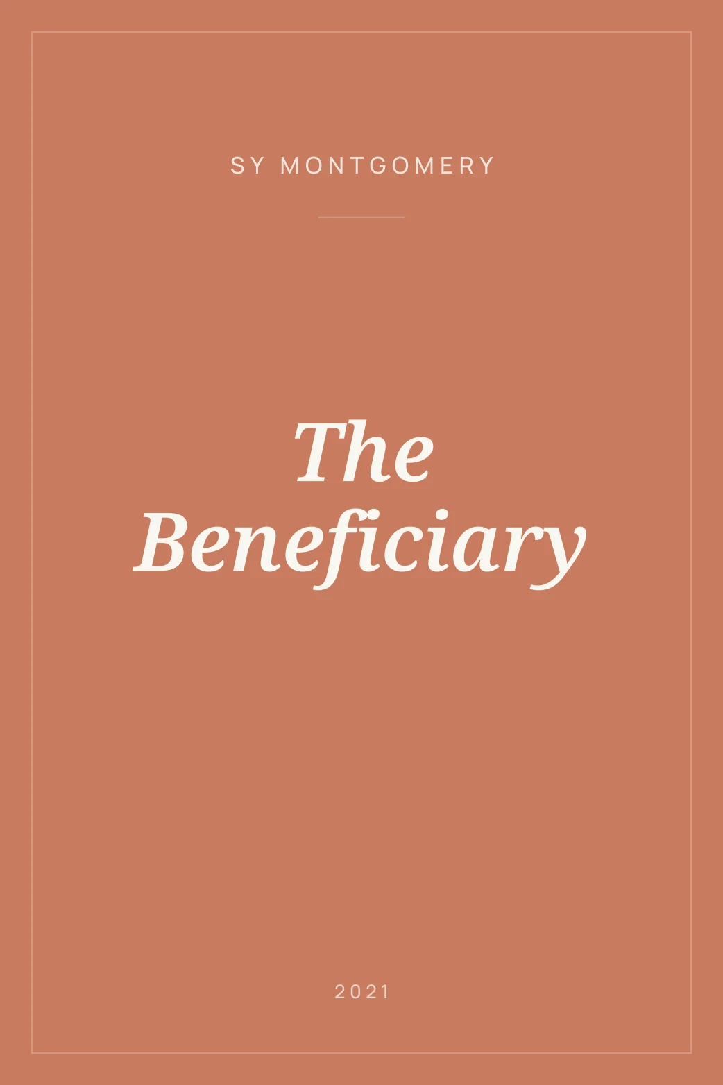 Portada de The Beneficiary