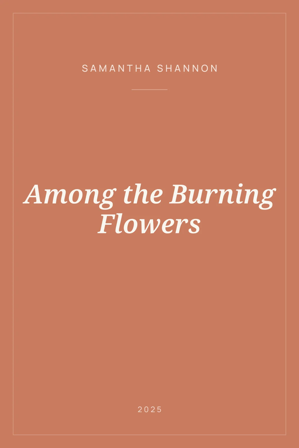 Portada de Among the Burning Flowers