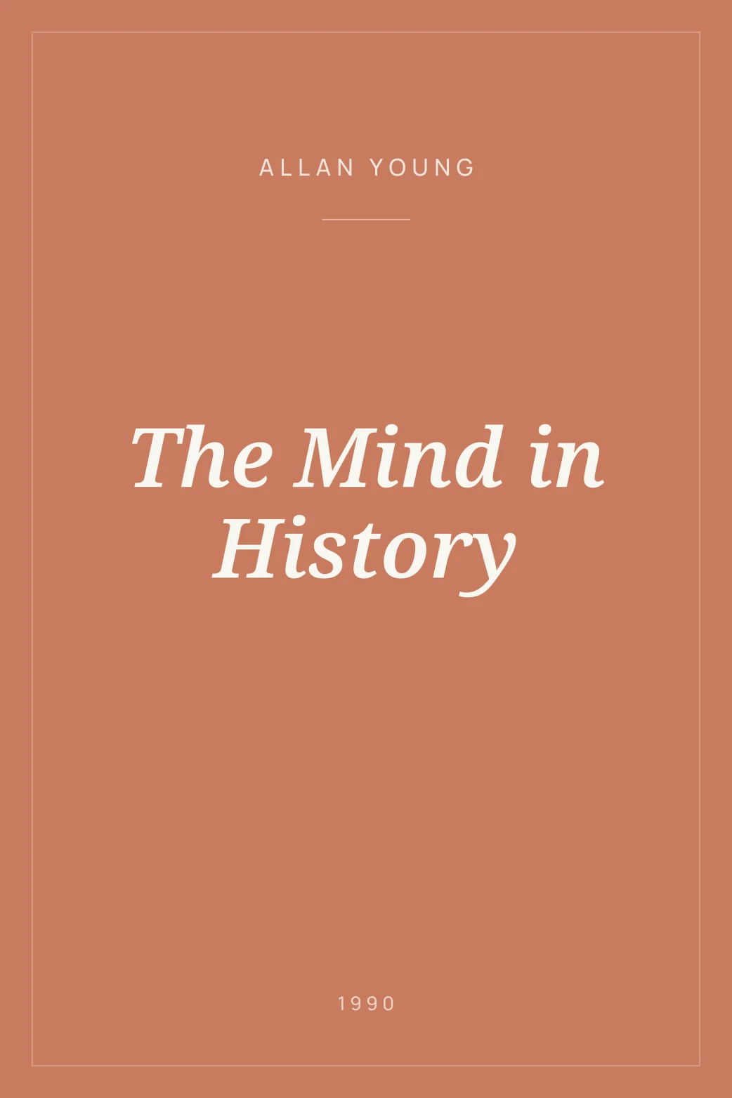 Portada de The Mind in History