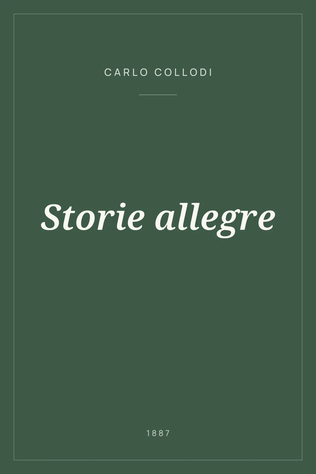 Portada de Storie allegre