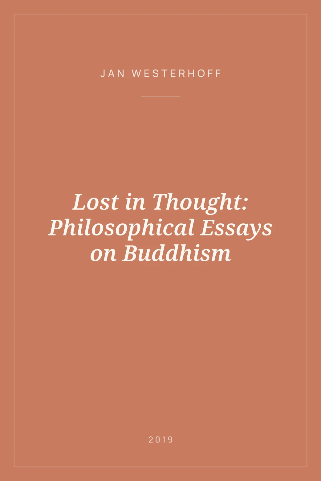 Portada de Lost in Thought: Philosophical Essays on Buddhism