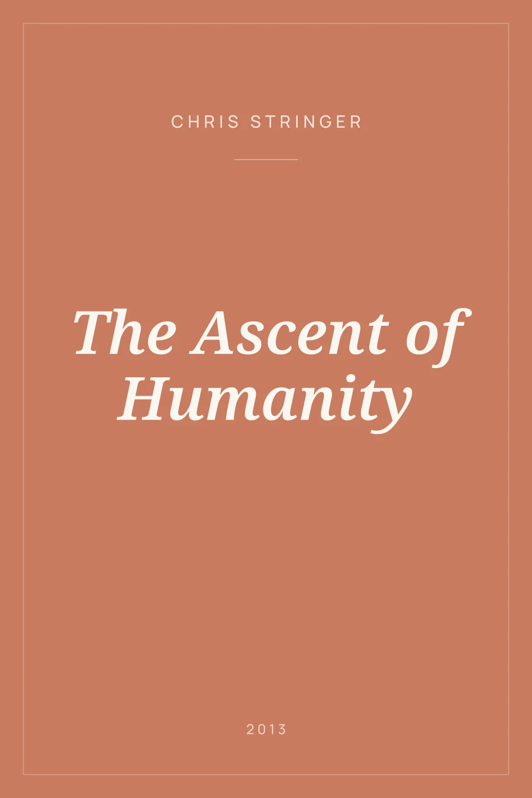 Portada de The Ascent of Humanity