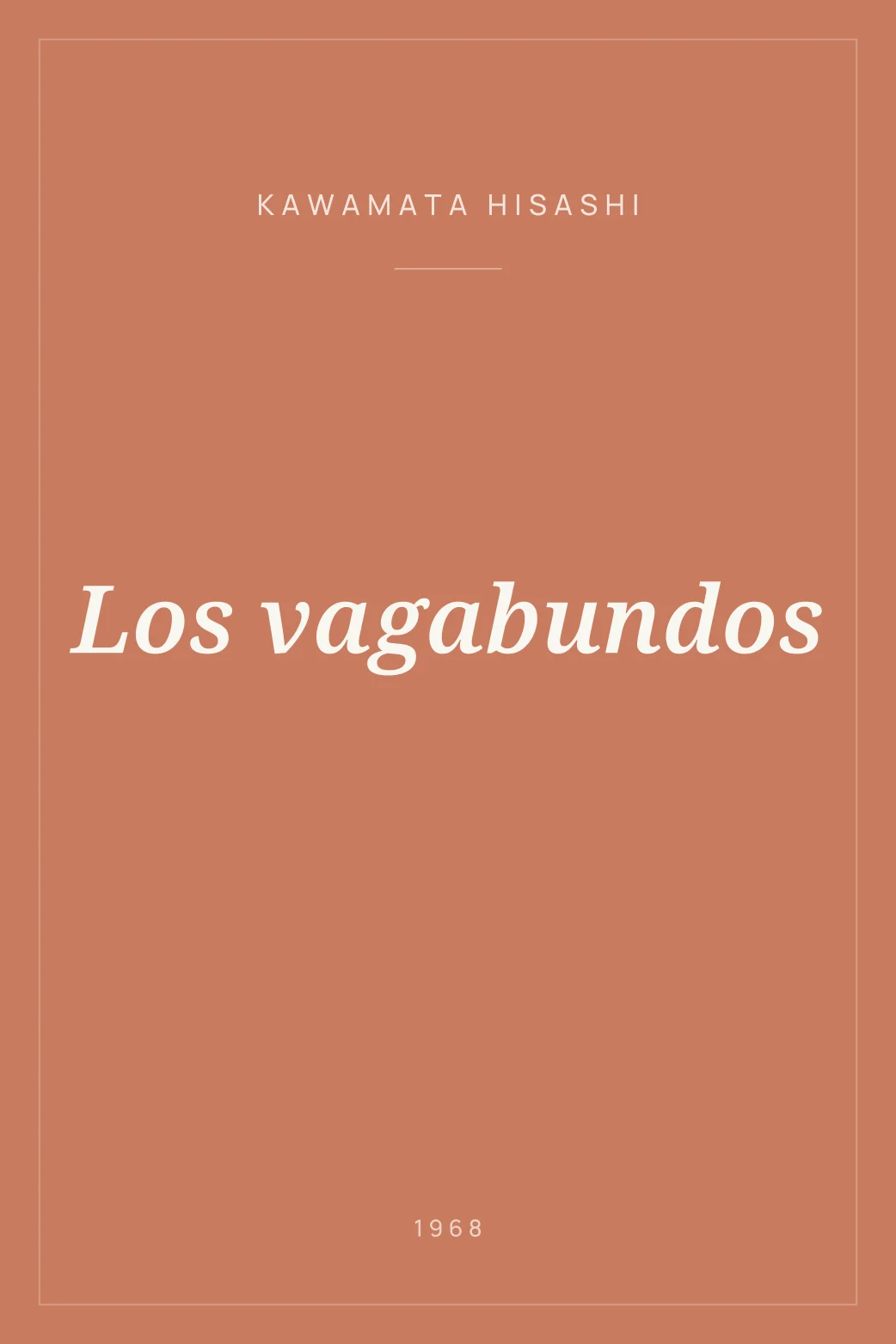 Portada de Los vagabundos