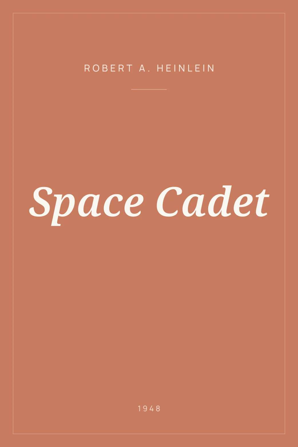 Portada de Space Cadet