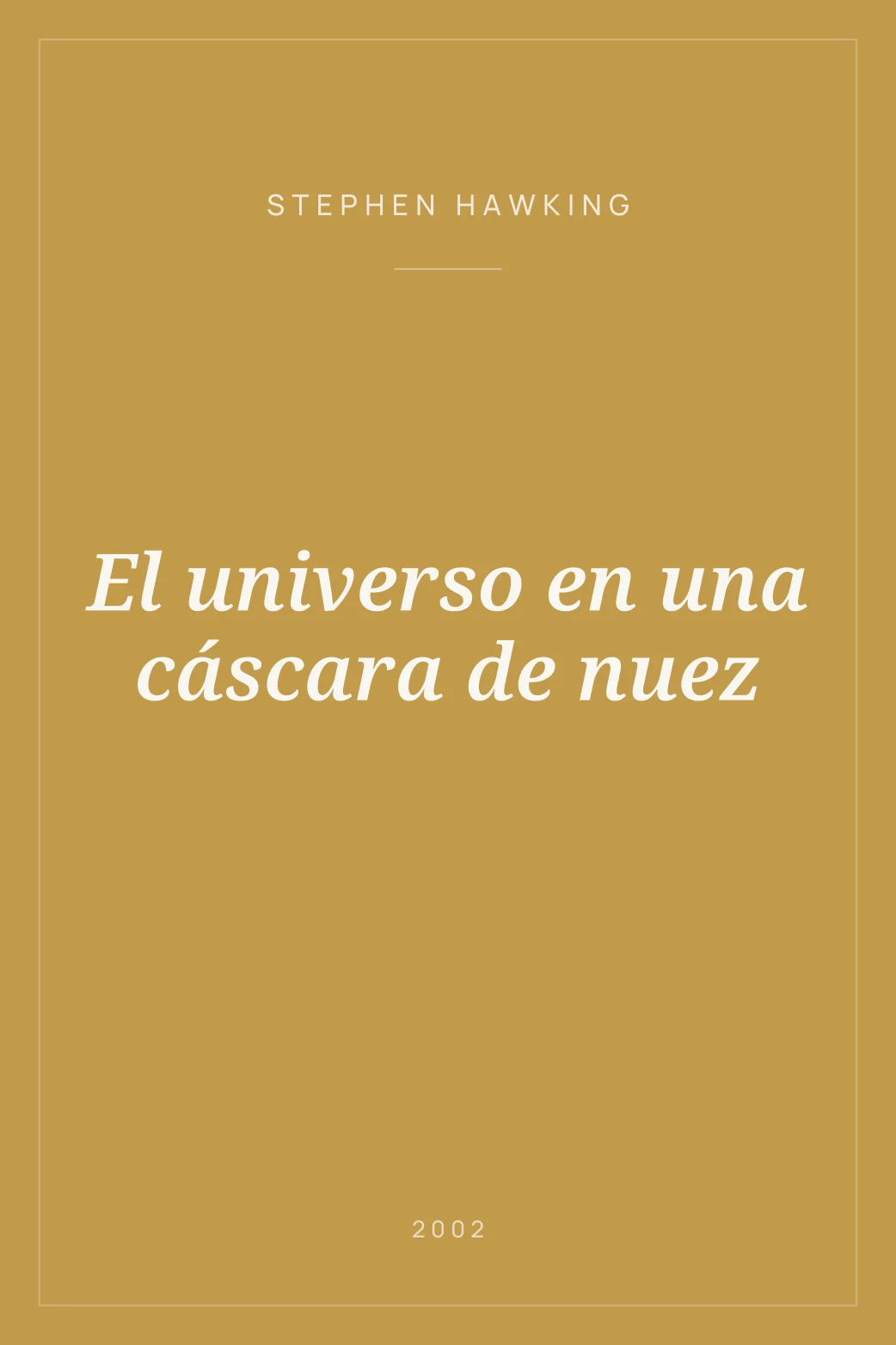 Portada de El universo en una cáscara de nuez