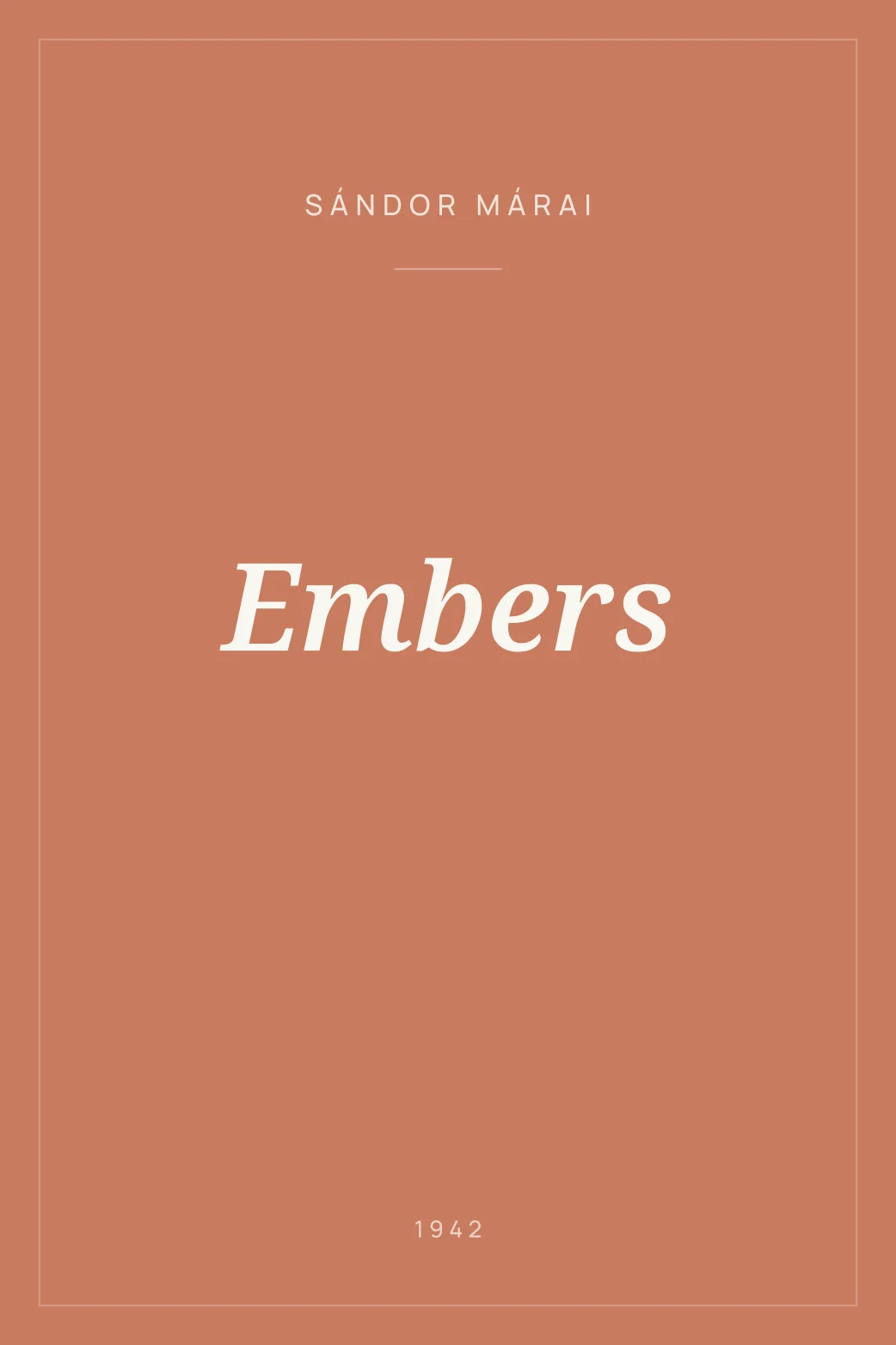 Portada de Embers