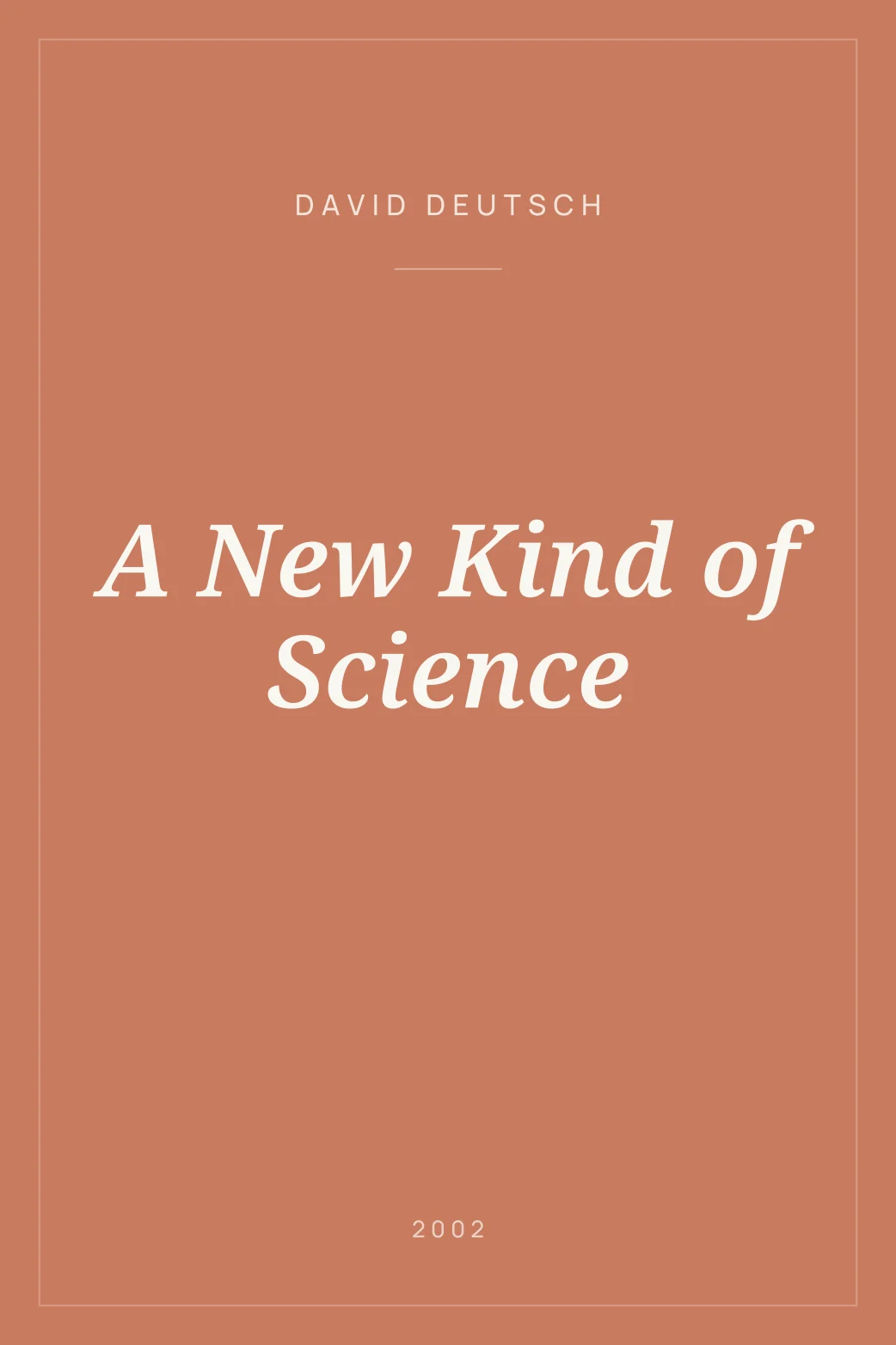 Portada de A New Kind of Science