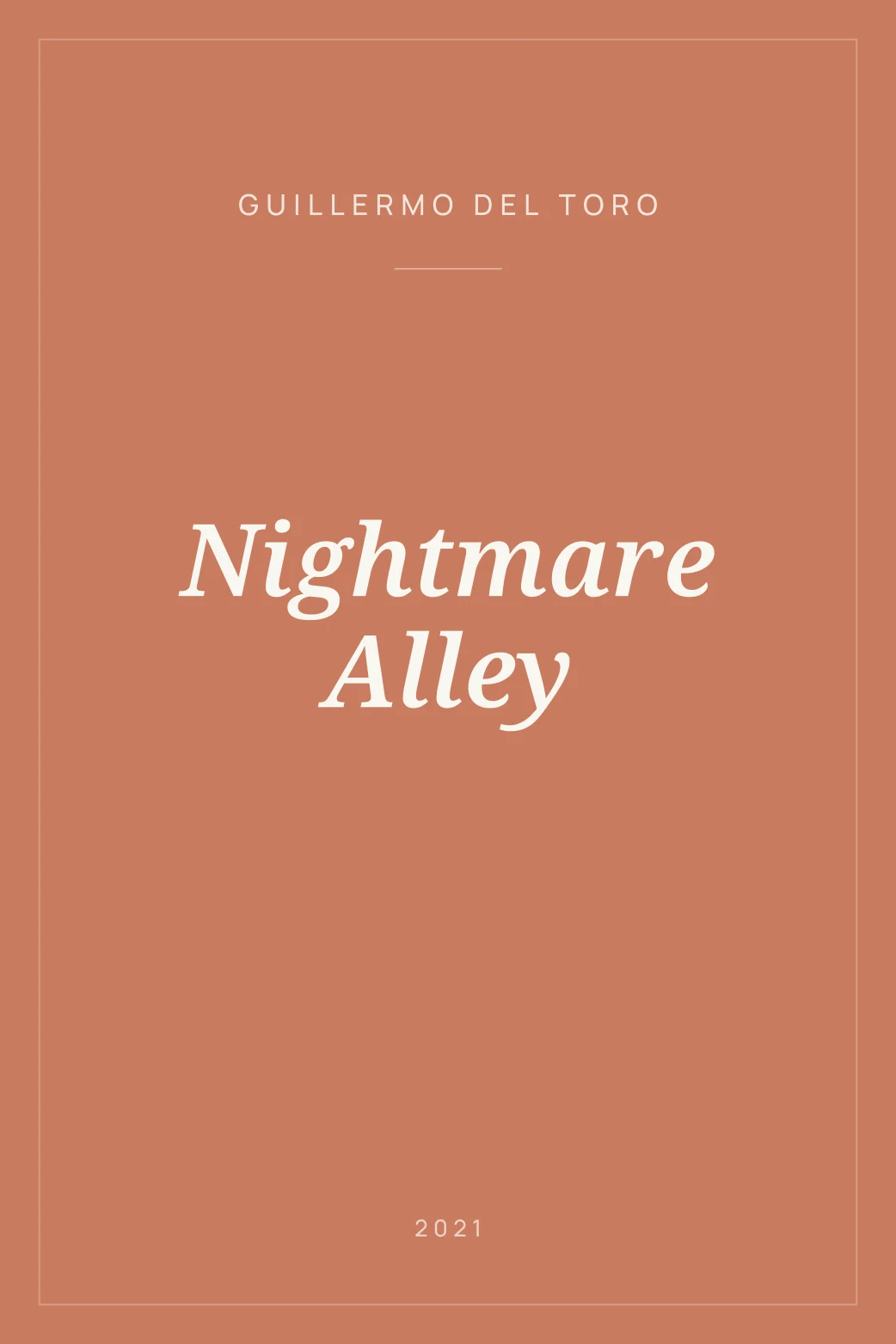 Portada de Nightmare Alley