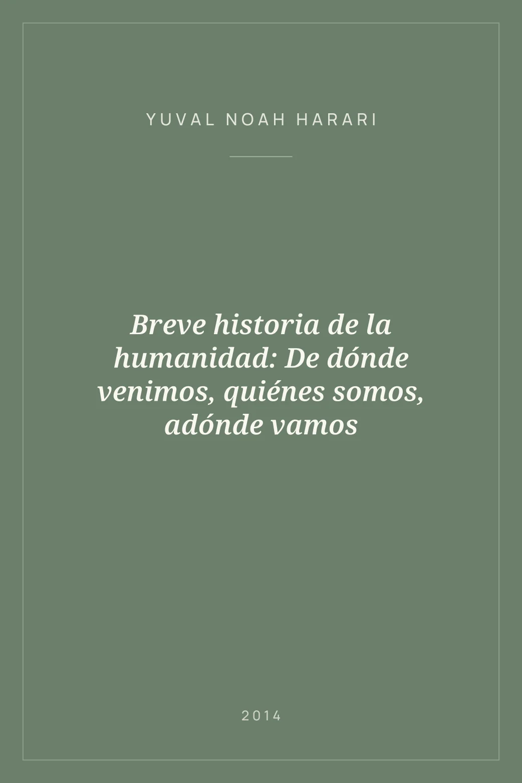 Portada de Breve historia de la humanidad: De dónde venimos, quiénes somos, adónde vamos