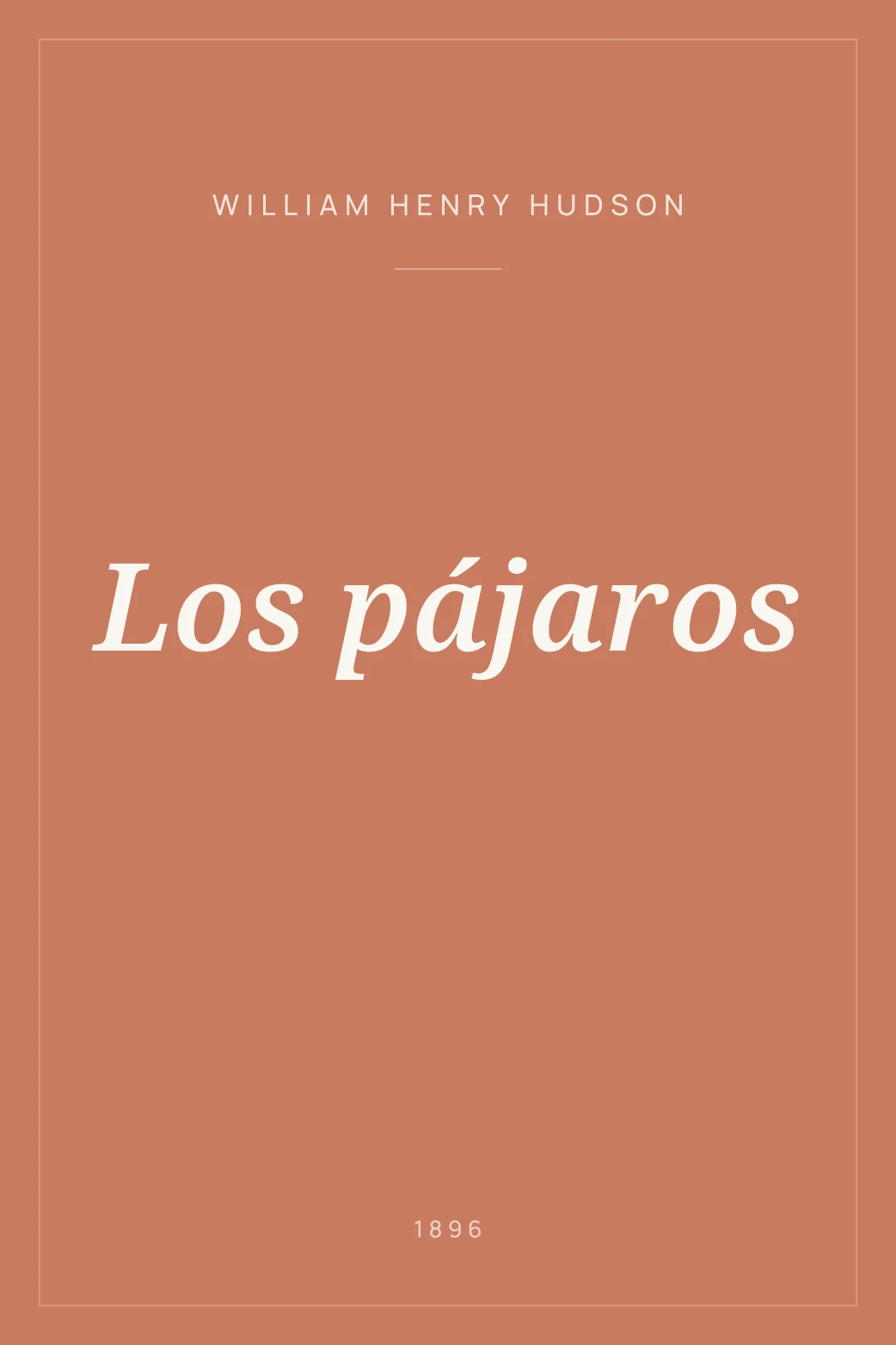 Portada de Los pájaros