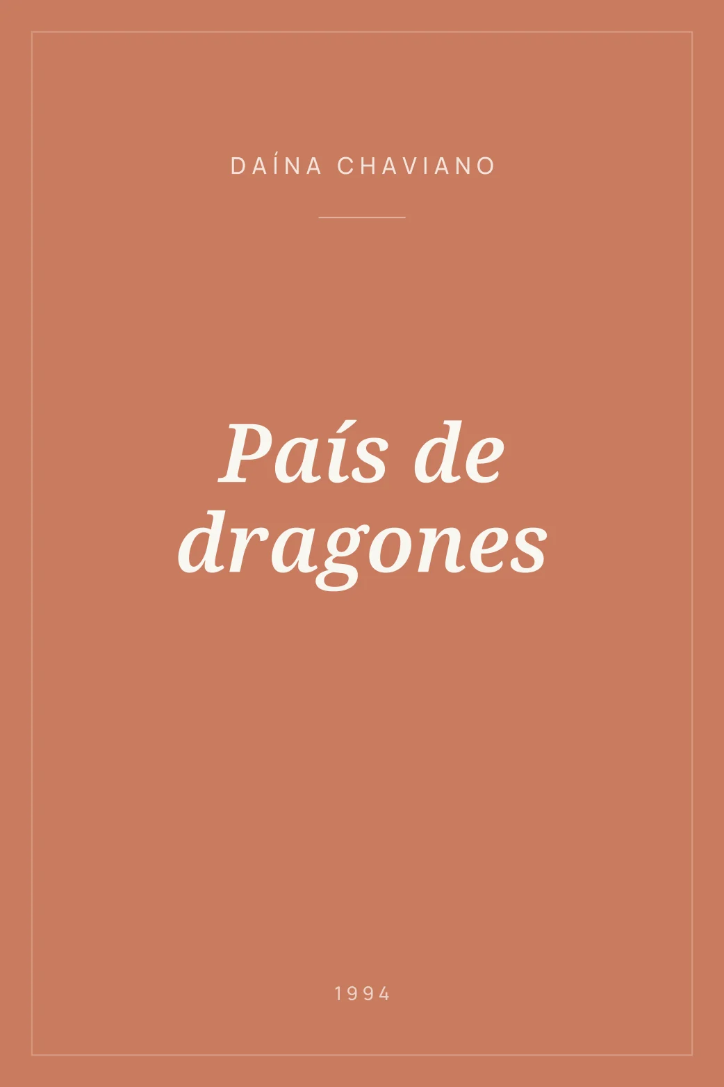 Portada de País de dragones