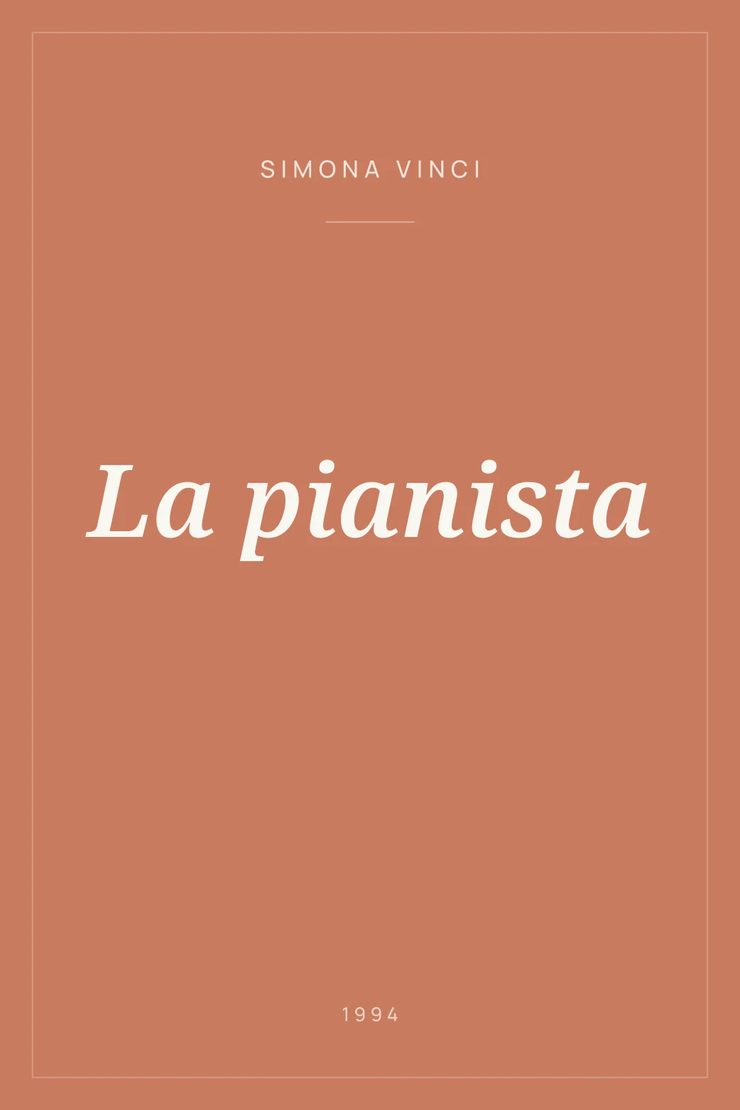 Portada de La pianista