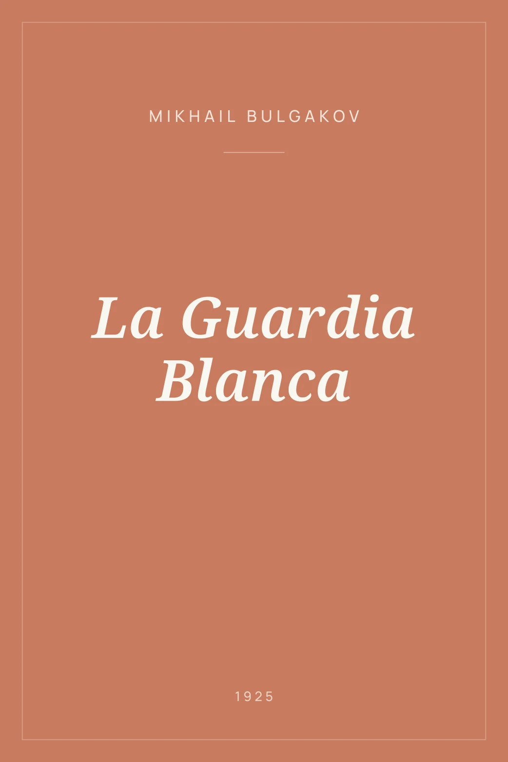 Portada de La Guardia Blanca