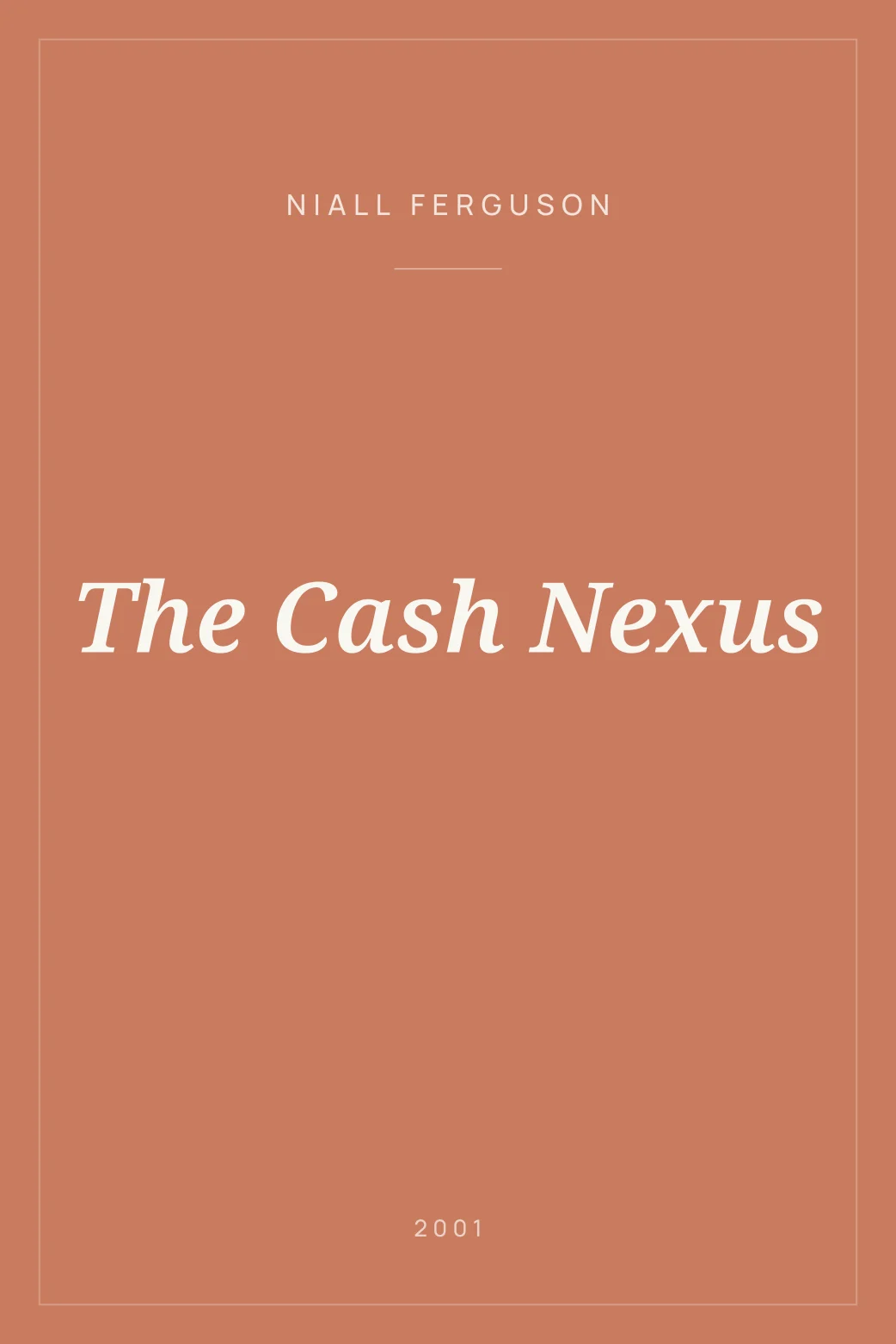 Portada de The Cash Nexus