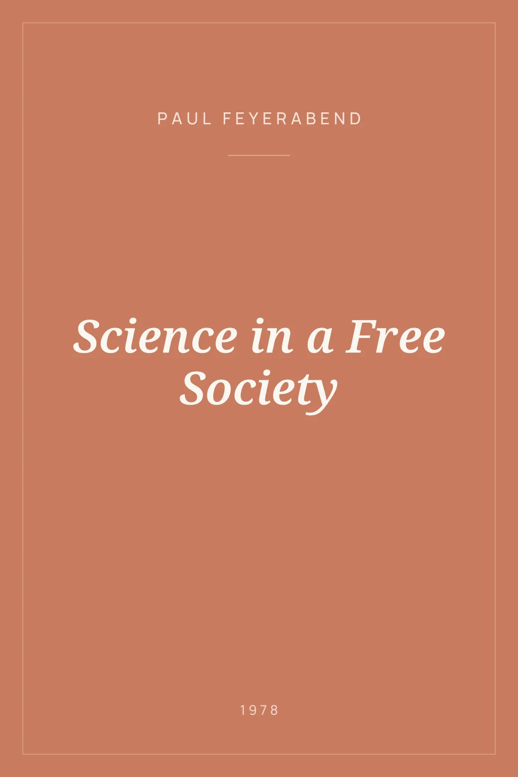 Portada de Science in a Free Society