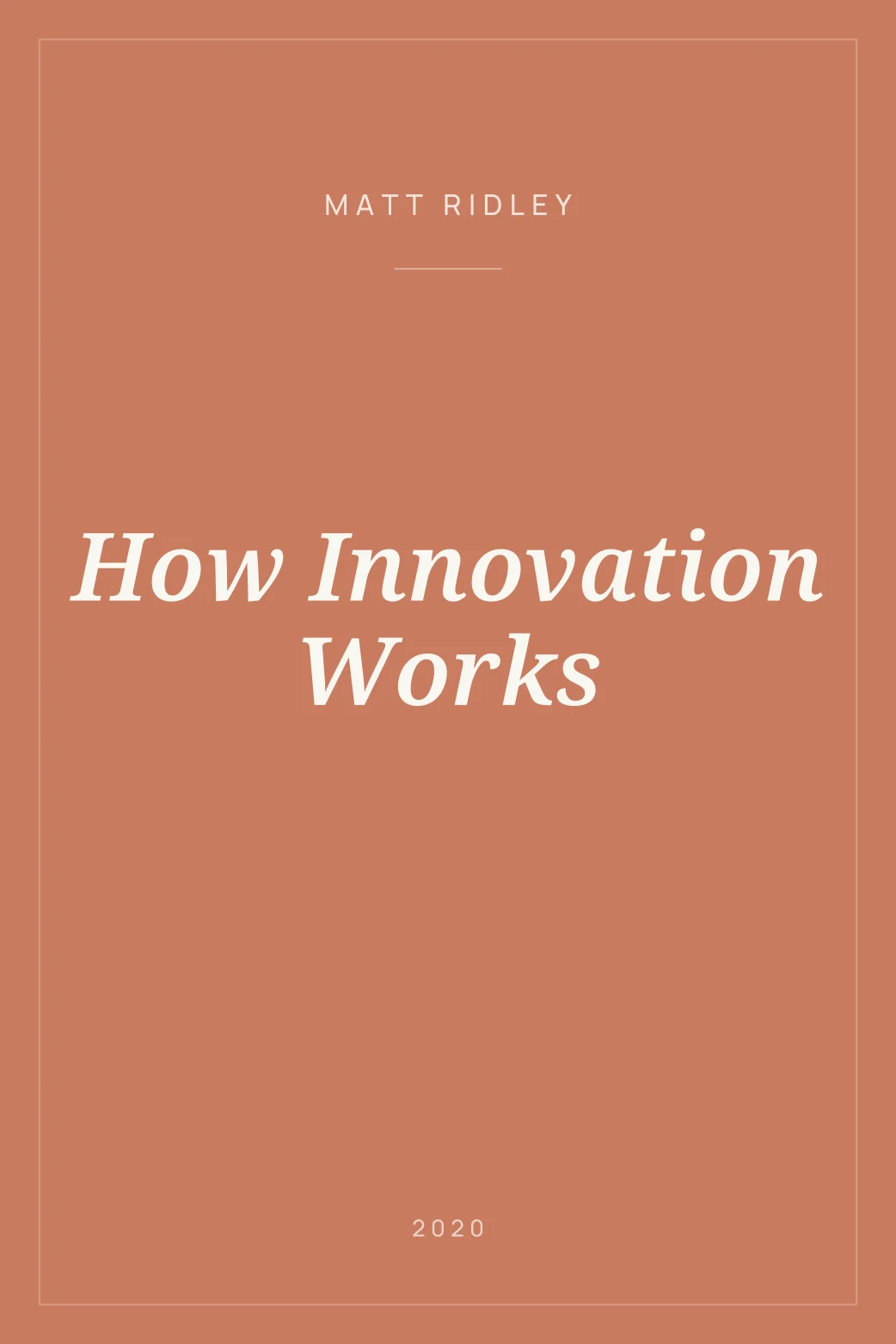 Portada de How Innovation Works