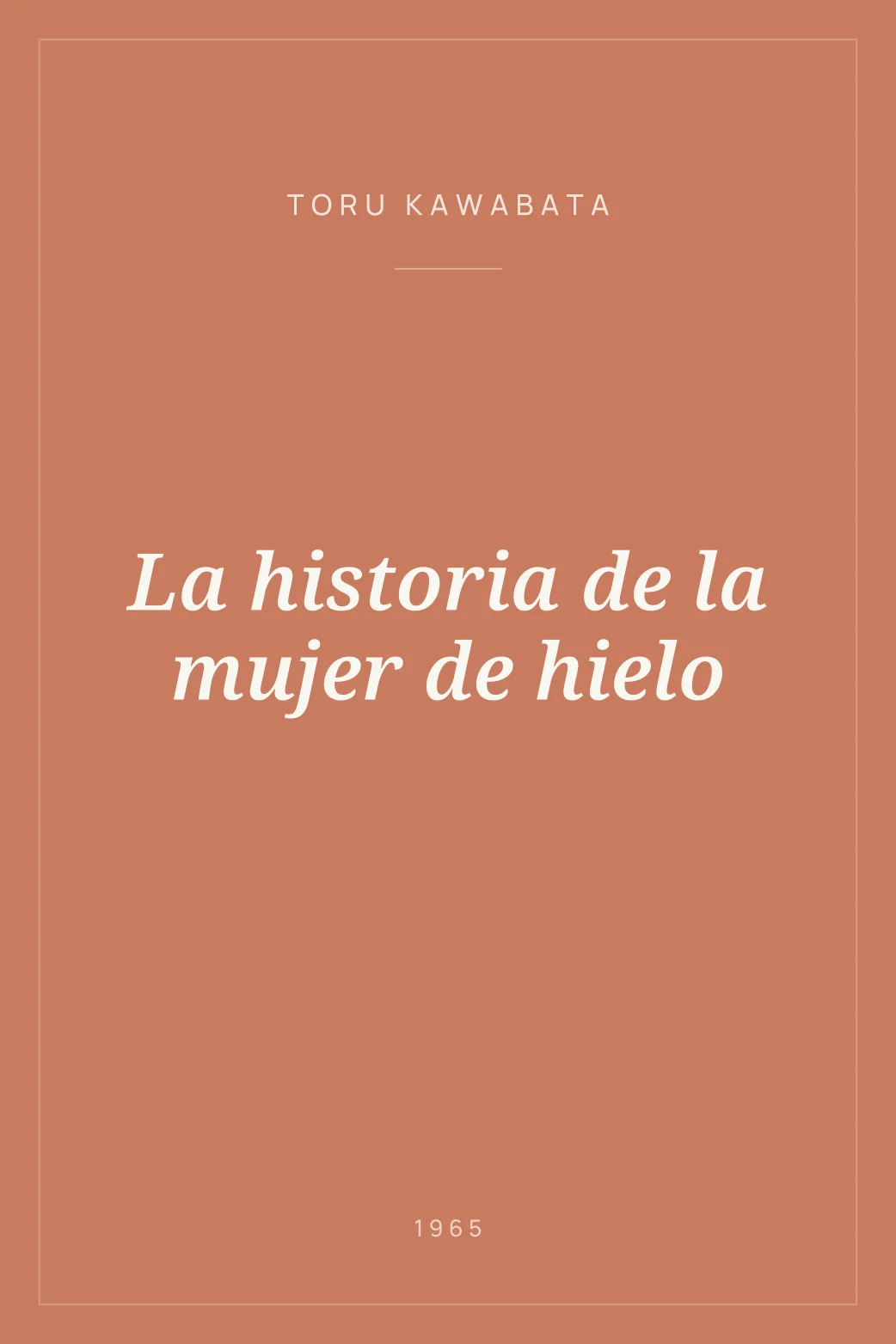 Portada de La historia de la mujer de hielo