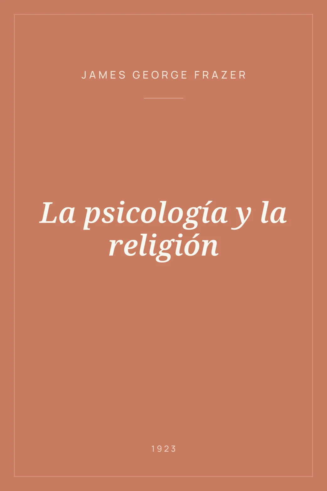 Portada de La psicología y la religión