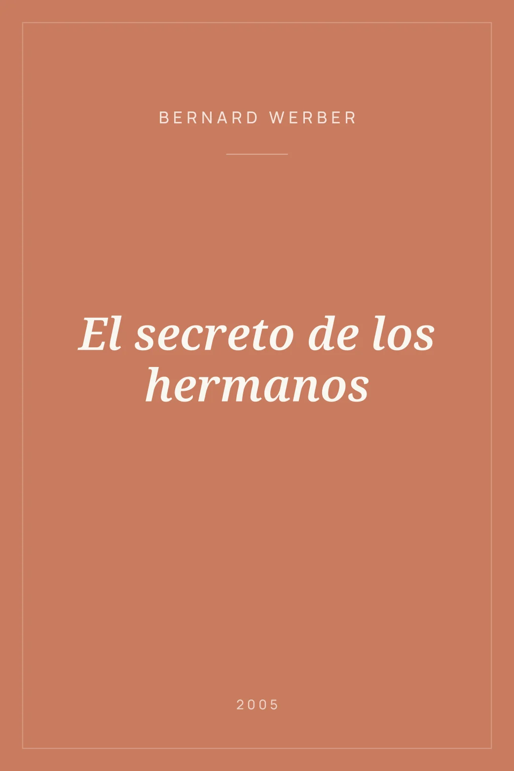 Portada de El secreto de los hermanos