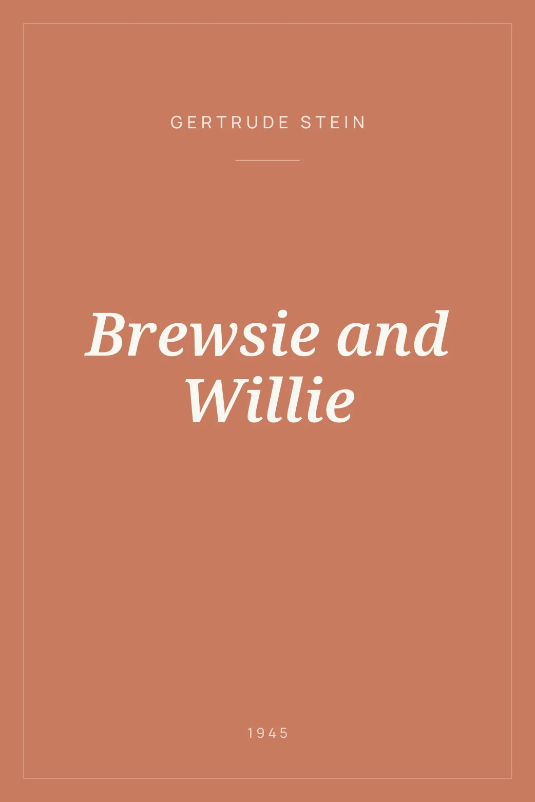 Portada de Brewsie and Willie