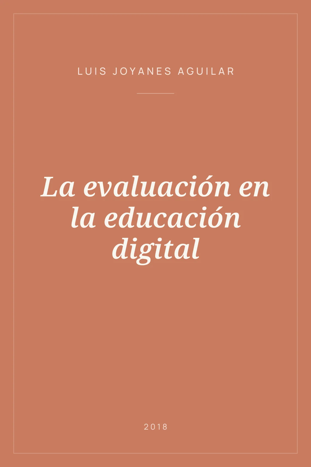 Portada de La evaluación en la educación digital