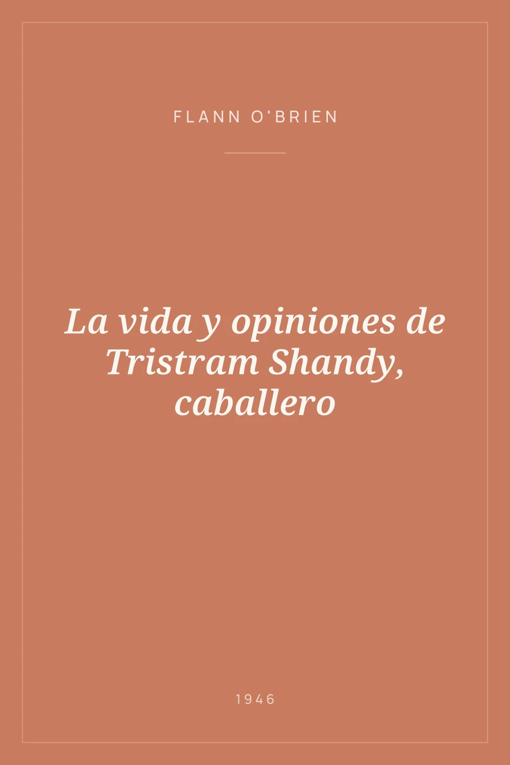 Portada de La vida y opiniones de Tristram Shandy, caballero