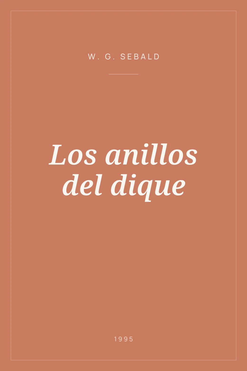 Portada de Los anillos del dique
