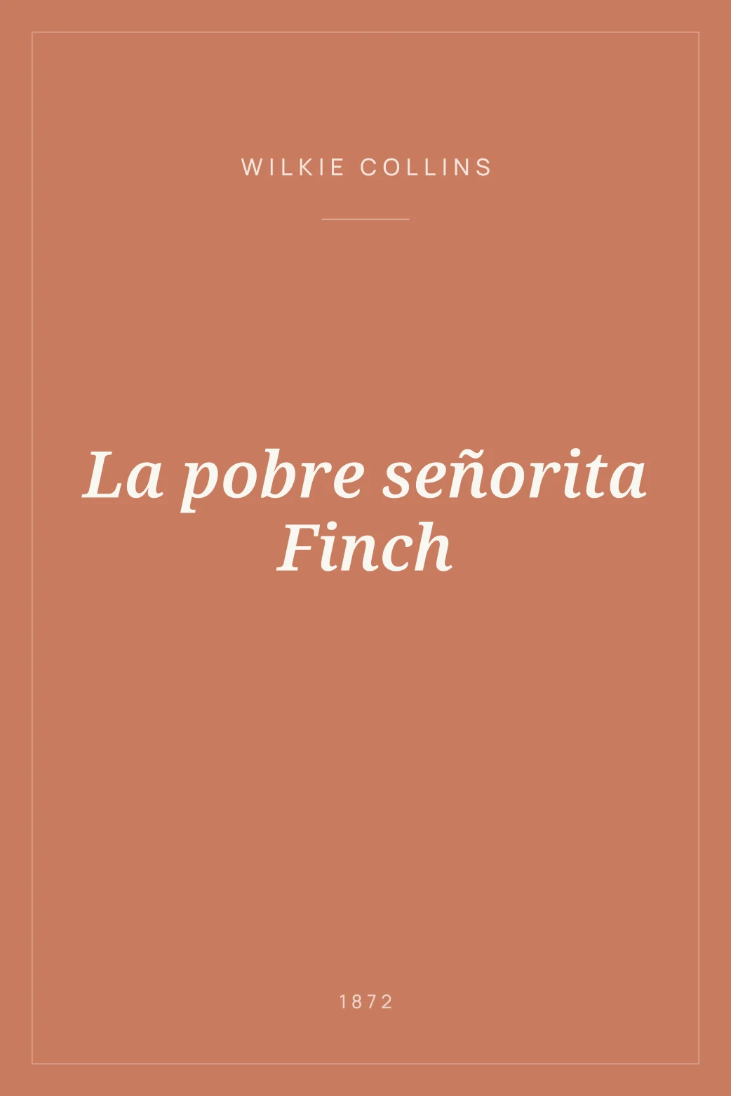 Portada de La pobre señorita Finch