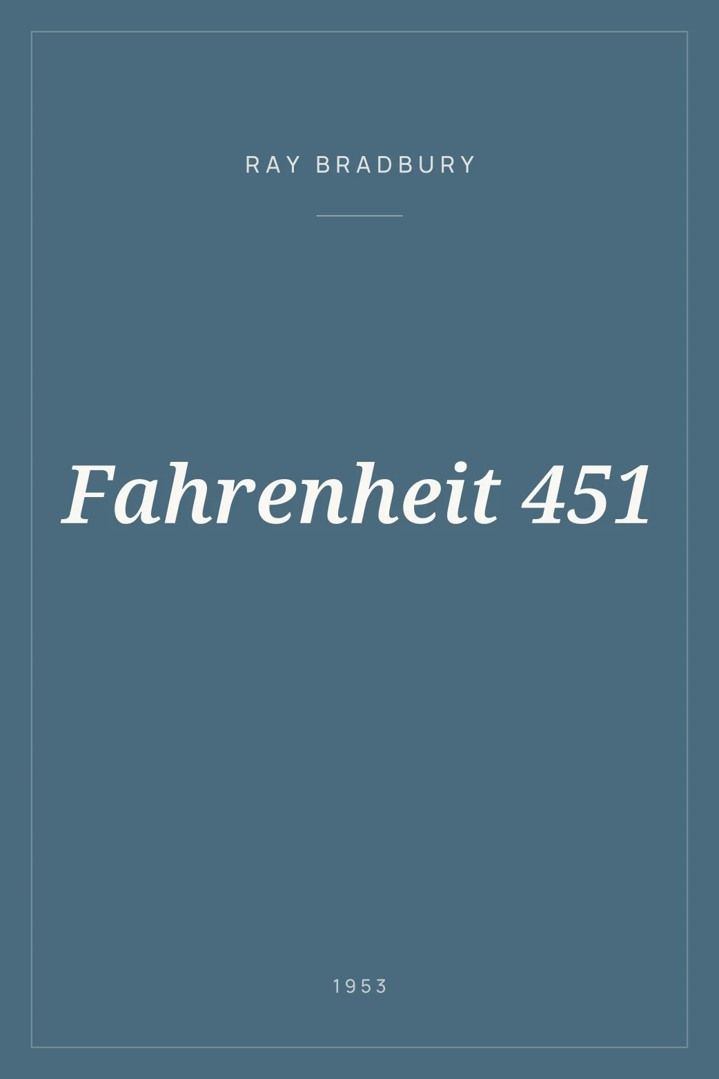 Portada de Fahrenheit 451